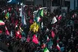 تصاویر سنگ تمام عراقی‌ها برای رهبرشهید ایران 