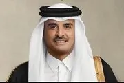 امیر قطر با بغل کردن جنجال به پا کرد