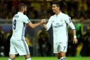 نقش مهم بنزما در رکورد گلزنی رونالدو در رئال