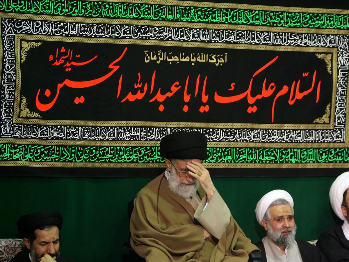 عزاداری شهادت امام علی درحضور رهبرانقلاب