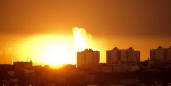 بمباران غزه توسط رژیم صهیونیستی 

