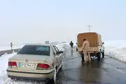 کمک‌رسانی سپاه پاسداران به مردم گرفتار در برف/ گزارش تصویری