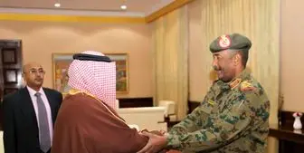 دیدار وزیر خارجه بحرین با رئیس شورای انتقالی سودان