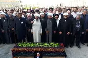 مهدوی دامغانی در حرم امام رضا(ع) به خاک سپرده شد