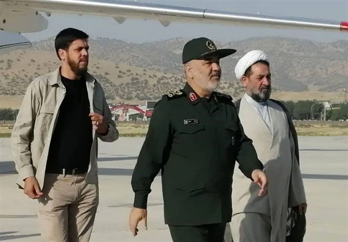 بازدید فرمانده سپاه از ارتفاعات مرزی کرمانشاه