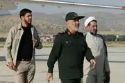 بازدید فرمانده سپاه از ارتفاعات مرزی کرمانشاه