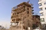 این ملک بلاتکیف ۱۱ طبقه پرخطر تخریب شد