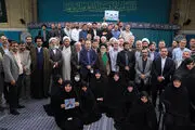دیدار اعضای کنگره‌ شهدای سبزوار و نیشابور با رهبر معظم انقلاب/ گزارش تصویری
