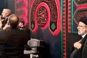  حضور رئیس‌ جمهور در مراسم تاسوعای حسینی مسجد ارک + فیلم 