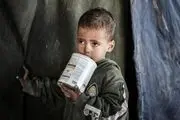 کودکان غزه بدون شیرخشک و پوشک